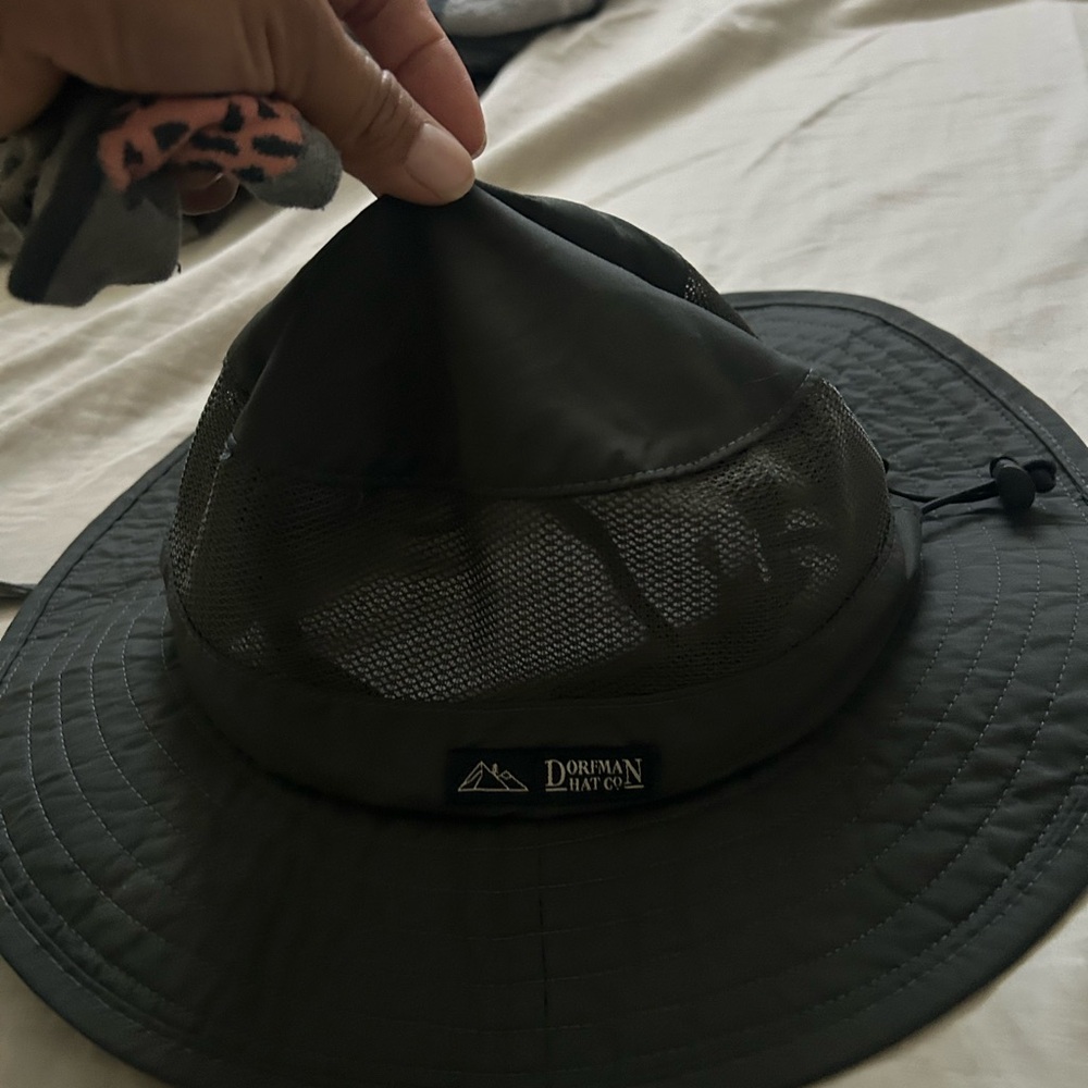 Dorfman Hat Co. Black Men's Sun Hat Large